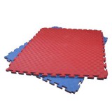Puzzelmatten rood - blauw  100x100x2cm